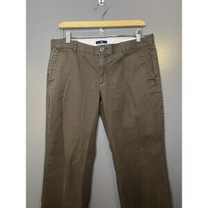 Gap Pants Womens 8 Ankle Brown Classic Khaki Chino Straight Leg Twill Casual